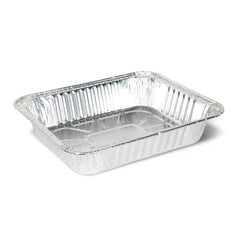 HQ Premium Aluminium Foil Half Pan Rectangular 13 x 10.6 x 2.48